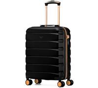 Flight Knight Lightweight Cabin Suitcase 55x40x20cm | Approved Max Size for Ryanair Priority, TUI & 60+ Airlines | Durable ABS Hard Shell Hand Luggage | Silent 8-Wheel Spinner for Stree Free Travel