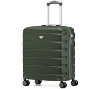 Flight Knight Lightweight Cabin Suitcase 56x45x25cm | Maximum Allowance for British Airways, Jet2 & EasyJet (Large Cabin Bag) | ABS Hard Shell, Silent Spinner for Long-Haul Travel and Weekend Breaks