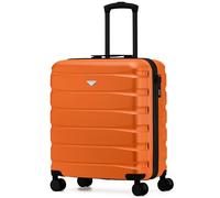 Flight Knight Lightweight Cabin Suitcase 56x45x25cm | Maximum Allowance for British Airways, Jet2 & EasyJet (Large Cabin Bag) | ABS Hard Shell, Silent Spinner for Long-Haul Travel and Weekend Breaks