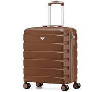 Flight Knight Lightweight Cabin Suitcase 56x45x25cm | Maximum Allowance for British Airways, Jet2 & EasyJet (Large Cabin Bag) | ABS Hard Shell, Silent Spinner for Long-Haul Travel and Weekend Breaks