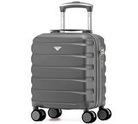 Flight Knight Lightweight Travel Suitcase 40x30x20cm | Hard Shell Carry On Luggage with Aluminum Telescopic Handle, 8 Spinner Wheels & TSA Lock | Approved for easyJet, Vueling & Wizz Air