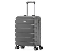 Flight Knight Lightweight Travel Suitcase 55x40x20cm | Hard Shell Carry On Luggage with Aluminum Telescopic Handle, 8 Wheels & TSA Lock | Approved for Ryanair Priority, TUI & 60+ Airlines