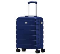 Flight Knight Lightweight Travel Suitcase 55x40x20cm | Hard Shell Carry On Luggage with Aluminum Telescopic Handle, 8 Wheels & TSA Lock | Approved for Ryanair Priority, TUI & 60+ Airlines