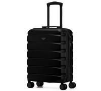 Flight Knight Lightweight Travel Suitcase 55x40x20cm | Hard Shell Carry On Luggage with Aluminum Telescopic Handle, 8 Wheels & TSA Lock | Approved for Ryanair Priority, TUI & 60+ Airlines