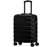 Flight Knight Lightweight Travel Suitcase 55x40x20cm | Hard Shell Carry On Luggage with Aluminum Telescopic Handle, 8 Wheels & TSA Lock | Approved for Ryanair Priority, TUI & 60+ Airlines