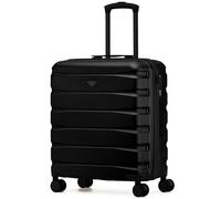 Flight Knight Lightweight Travel Suitcase 56x45x25cm | Hard Shell Carry On Luggage with Aluminum Telescopic Handle, 8 Wheel & TSA Lock | Approved for British Airways, Jet2 & EasyJet Overhead Bag