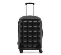 Medium 25" Hard Shell Bubble Design Check-in Suitcase Hold Luggage Flight Knight Black Cabin
