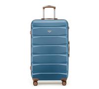 Flight Knight Medium Trunk Check in Suitcase 82 L Capacity Interior Extra Large 70 x 41.5 x 33 cm - Hard Shell Checked Luggage for Long-Haul Travel, Spinner Wheels and TSA Lock - Airlines Approved