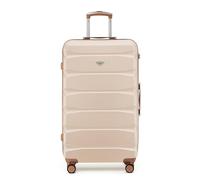 Flight Knight Medium Trunk Check in Suitcase 82 L Capacity Interior Extra Large 70 x 41.5 x 33 cm - Hard Shell Checked Luggage for Long-Haul Travel, Spinner Wheels and TSA Lock - Airlines Approved