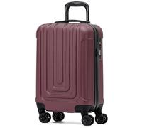 Flight Knight Premium Carry On Small Travel Suitcase - 8 Spinner Wheels - Built-in TSA Combination Lock - Lightweight ABS Hard Shell - Highly Durable - Approved for Over 100 Airlines