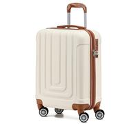 Flight Knight Premium Hard Shell Lightweight Cabin Suitcase - 8 Spinner Wheels - Built-in TSA Lock & USB Port - Luggage Approved for Over 100 Airlines Including Ryanir (Priority) - 55x40x20cm