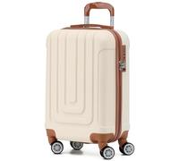 Flight Knight Premium Hard Shell Lightweight Cabin Suitcase - 8 Spinner Wheels - Built-in TSA Lock & USB Port - Luggage Approved for Over 100 Airlines Including easyJet, Ryanair & Jet2-55x35x20cm