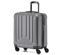 Flight Knight Premium Hard Shell Lightweight Cabin Suitcase - 8 Spinner Wheels - Built-in TSA Lock & USB Port - Luggage Approved for Airlines Including easyJet Large Cabin - 56x45x25cm