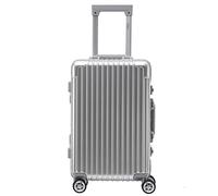 Flight Knight Premium Lightweight Carry On Suitcase - 8 Spinner Wheels - Built-in TSA Lock - Aluminium Frame, ABS Hard Shell Carry on Check in Luggage Highly Durable - Approved for Over 100 Airlines