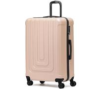Flight Knight Premium Lightweight Suitcase - Built-in Side Lock - 8 Spinner Wheels - ABS Hard Shell Carry On Or Check in Luggage - Highly Durable - Approved for Over 100 Airlines