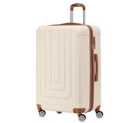 Flight Knight Premium Lightweight Suitcase - Built-in TSA Lock - 8 Spinner Wheels - ABS Hard Shell Check in Highly Durable Luggage - Large - 76.5x52x30cm