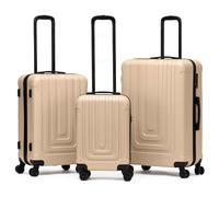 Flight Knight Premium Lightweight Suitcase - Built-in TSA Lock with USB Port - 8 Spinner Wheels - ABS Hard Shell Carry On Or Check in Luggage - Highly Durable - Approved for Over 100 Airlines