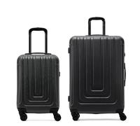 Flight Knight Premium Lightweight Suitcase - Built-in TSA Lock with USB Port - 8 Spinner Wheels - ABS Hard Shell Carry On Or Check in Luggage - Highly Durable - Approved for Over 100 Airlines