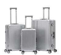 Flight Knight Premium Travel Suitcase - 8 Spinner Wheels - Built-in TSA Lock Lightweight Aluminium Frame, ABS Hard Shell Carry on Check in Luggage Highly Durable - Approved for Over 100 Airlines