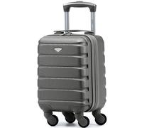 Flight Knight Ryanair Cabin Bags 40x20x25 Underseat 4 Wheel Hard Shell Suitcase Hand Luggage Bag Over 100 Airlines- British Airways Ryanair & easyJet Approved Carry-Ons Small Suitcase