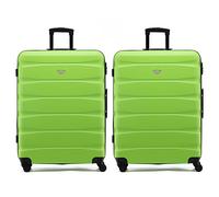 Flight Knight Set of 2 Premium Suitcases - Extra Stong Lightweight Luggage - Hardcase Suitcases with 4 Wheels & Built in Lock - (Set of 2 XL+XL)