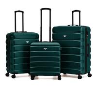 Flight Knight Suitcase Sets 3 Piece, Large Suitcase, Lightweight Extra Large Suitcase,56x45x25 EasyJet Cabin Bag, Maximum Size for Jet2, British Airways Carry On Suitcase,Hand Luggage Bag