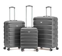 Flight Knight Suitcase Sets 3 Piece, Large Suitcase, Lightweight Extra Large Suitcase, Cabin Suitcase 55x40x20 Ryanair Priority Carry On,Hand Luggage Approved for Over 60 Airlines Like EasyJet, Jet2