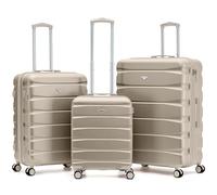 Flight Knight Suitcase Sets 3 Piece, Large Suitcase, Lightweight Extra Large Suitcase, Cabin Suitcase 55x40x20 Ryanair Priority Carry On,Hand Luggage Approved for Over 60 Airlines Like EasyJet, Jet2