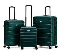 Flight Knight Suitcase Sets 3 Piece, Large Suitcase, Lightweight Extra Large Suitcase, Cabin Suitcase 55x40x20 Ryanair Priority Carry On,Hand Luggage Approved for Over 60 Airlines Like EasyJet, Jet2