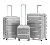 Flight Knight Suitcase Sets 3 Piece, Large Suitcase, Lightweight Extra Large Suitcase, Easyjet Cabin Bag 45x36x20 cm Underseat Carry On, Hand Luggage Approved for 100 Airlines Including BA, Ryanair