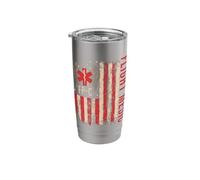 Flight Medic American Flag Flight Paramedic Emergency Nurse Stainless Steel Insulated Tumbler