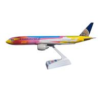 Flight Miniatures Continental NYC Peter Max 777-200 1:200 Scale - Plastic Snap-Fit Model Airplane - Rare Collectible Replica of Continental Airlines - Part# ABO-77720H-500
