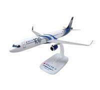 Flight Miniatures Delta 100th Anniv Livery A321neo 1:200 Scale - Plastic Snap-Fit Model Airplane - Collectible Replica of Delta Aircraft - Part# AAB-32100H-019