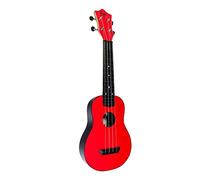 Flight Music Ukuleles TUS35 Red Travel Soprano Ukulele, Strong ABS plastic
