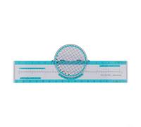Flight navigation plotter with slide rule and azimuth scale for pilot students, combines multiple flight calculation tools into portable and unit