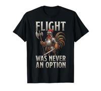 Flight Never Option Flightless Birds Medieval Viking Chicken T-Shirt