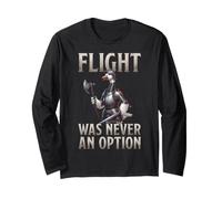 Flight Never Option Flightless Birds Medieval Viking Goose Long Sleeve T-Shirt