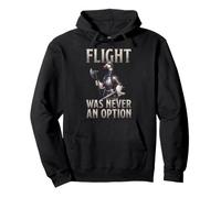 Flight Never Option Flightless Birds Medieval Viking Goose Pullover Hoodie