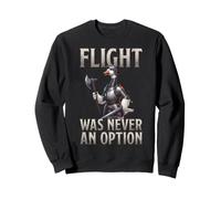 Flight Never Option Flightless Birds Medieval Viking Goose Sweatshirt