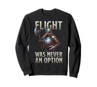 Flight Never Option Flightless Birds Medieval Viking Kiwi Sweatshirt