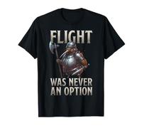 Flight Never Option Flightless Birds Medieval Viking Kiwi T-Shirt