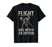 Flight Never Option Flightless Birds Medieval Viking Ostrich T-Shirt