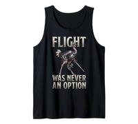 Flight Never Option Flightless Birds Medieval Viking Ostrich Tank Top