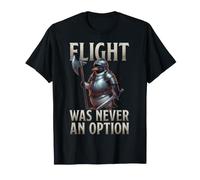 Flight Never Option Flightless Birds Medieval Viking Penguin T-Shirt