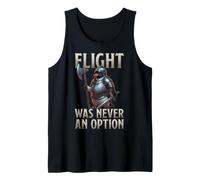 Flight Never Option Flightless Birds Medieval Viking Penguin Tank Top