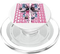 Flight Nurse Nursing Flight Medic Paramedic Girl Coquette PopSockets PopGrip for MagSafe