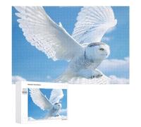 Flight Of The Snowy Owl Jigsaw Puzzles for Adult Family Activities Games Home Decor Puzzle 1000 PCS