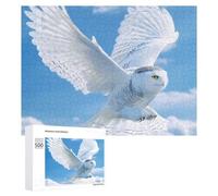 Flight Of The Snowy Owl Jigsaw Puzzles for Adult Family Activities Games Home Decor Puzzle 500 PCS