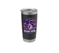Flight Path Disc Golf Frolf Trippy Forest Player Gift Stainless Steel Insulated Tumbler