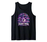 Flight Path Disc Golf Frolf Trippy Forest Player Gift Tank Top
